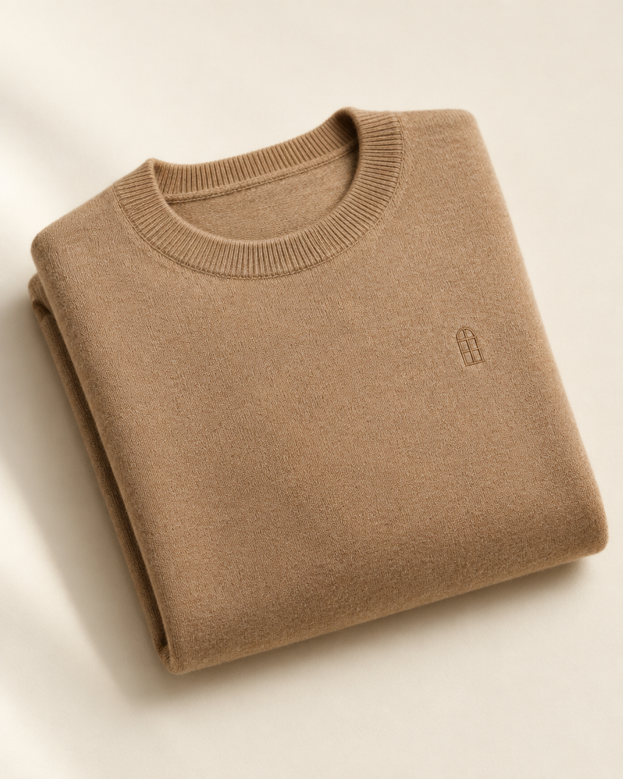 Pull col rond mérinos VOISIN